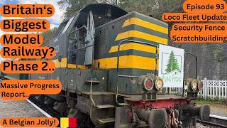 Britain's Biggest Model Railway? Phase 2..A Preserved Belgian Railway Jolly! And Loads More!