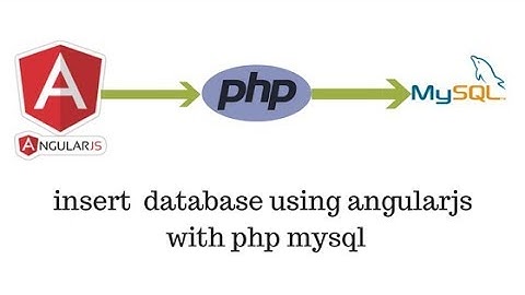 Angular+PHP+MYSQL(PDO)