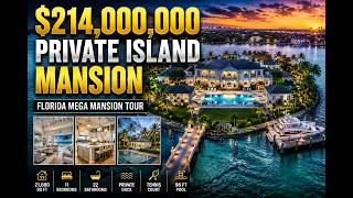 Touring a $214,000,000 Florida Mega Mansion on a Private Island | Ultimate Luxury Home Tour