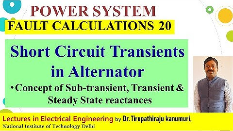 PS101 Short Circuit Transients in Alternator
