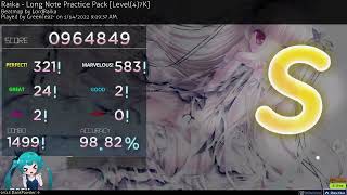 practicing 7k lns