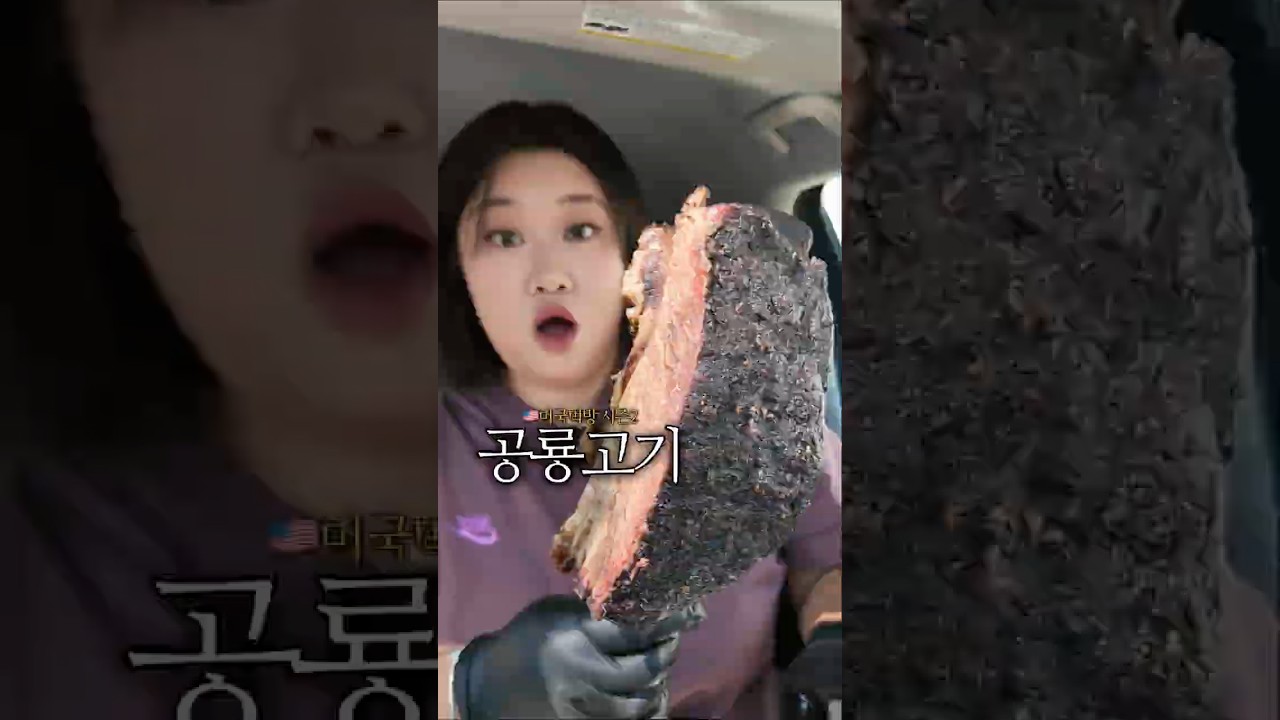 미국에서 먹은 공룡고기