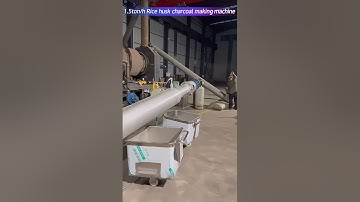 Can Rice Husks Save the Planet? Amazing Rice husk charcoal making machine #charcoal making machine