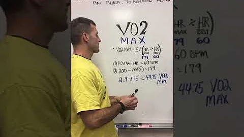 Come si calcola il VO2max?