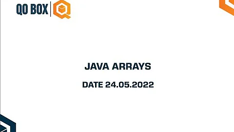 Java Arrays | QO-BOX