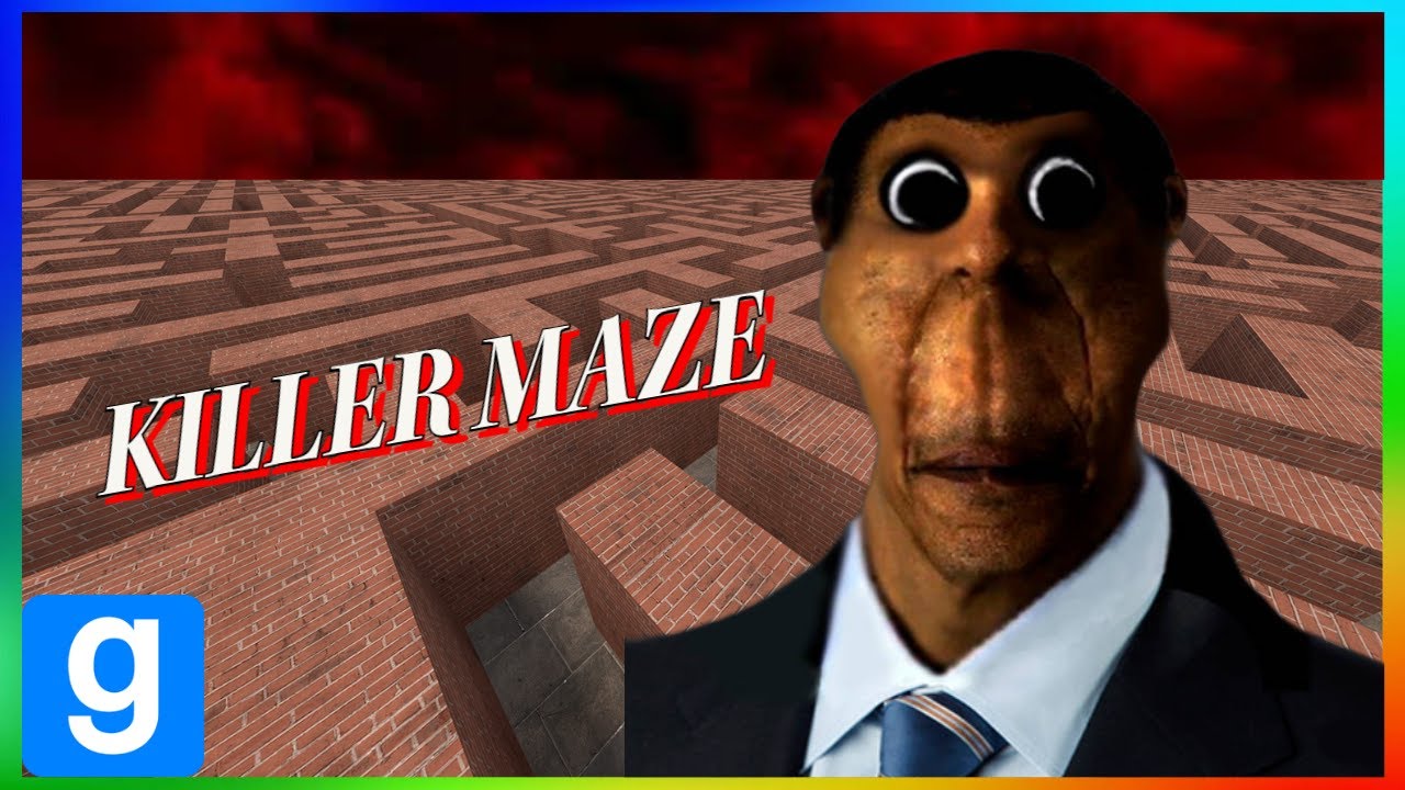 Gmod Killer Maze Challenge (NEXTBOTS) w/friends - YouTube