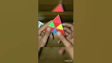 Nuclear pattern pyraminx (pyramid cube #trending #viral #viralshortvideo #cube #shorts