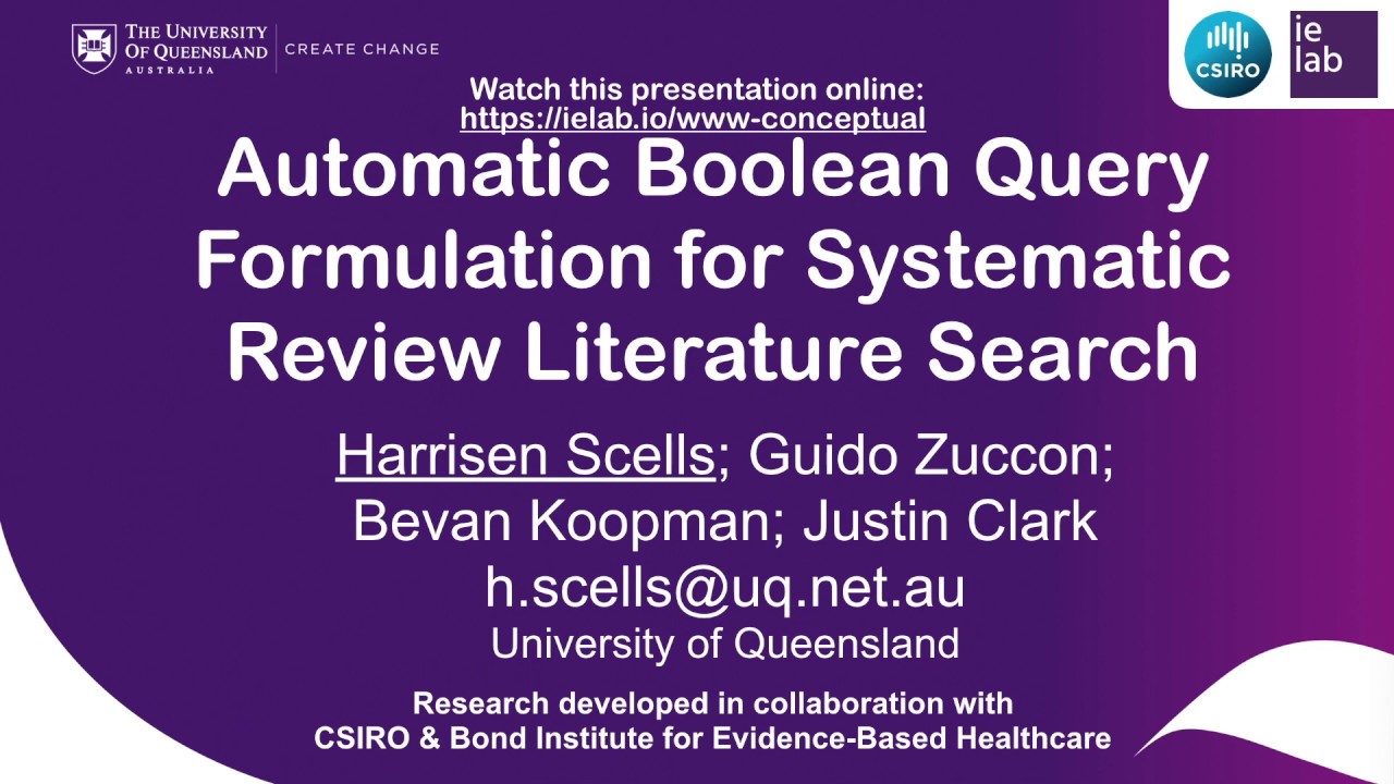 boolean search literature review