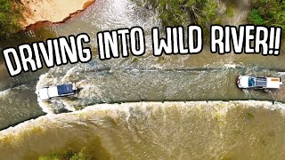 4WD into WILD river!