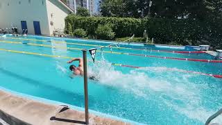 Swimming 50M Freestyle. Oleksandr Pyatnytsya