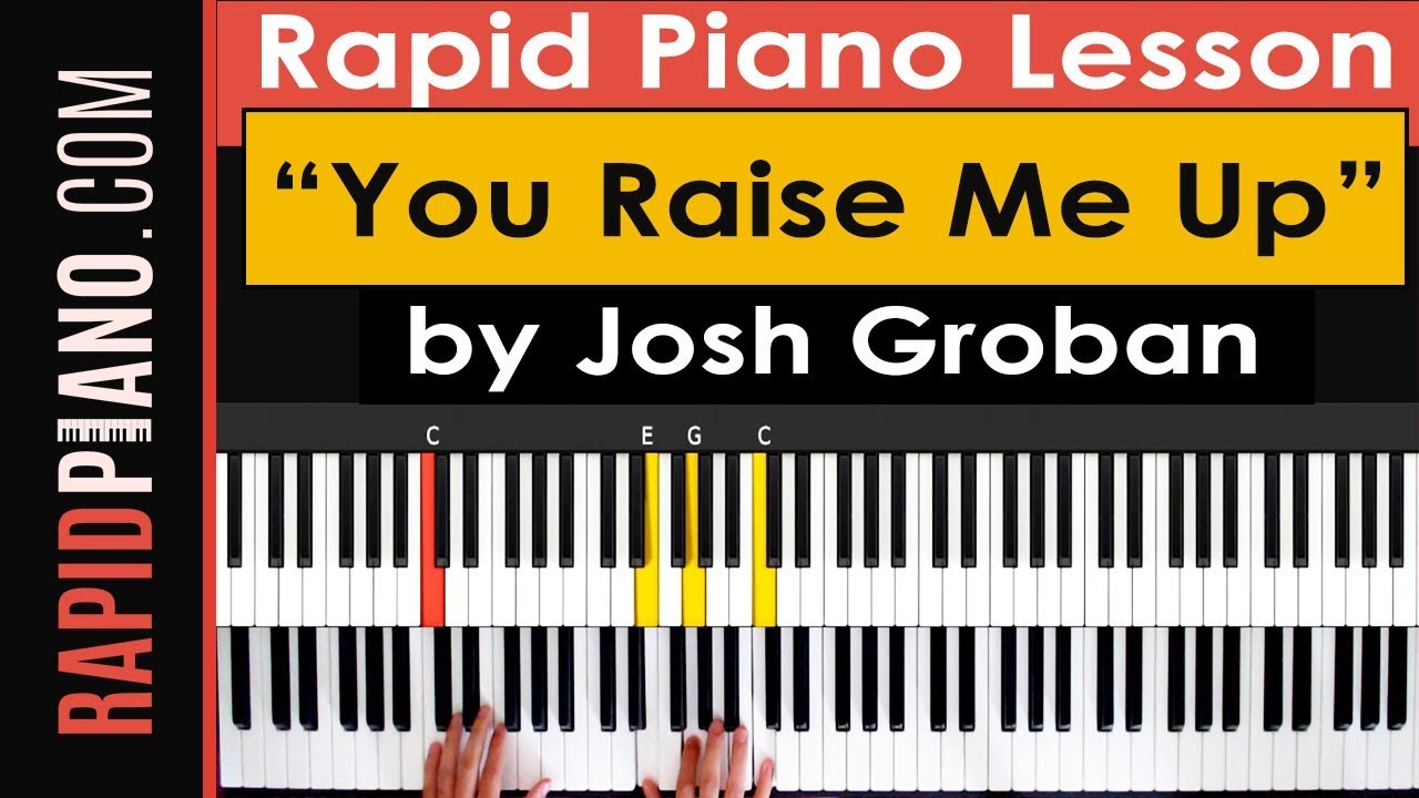 How To Play You Raise Me Up By Josh Groban Piano Tutorial Lesson Part 1 Youtube