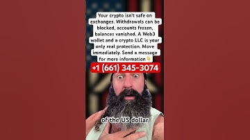 Set up your LLC and web3 wallet, get your crypto off exchange.#xrp #bitcoin #crypto #xrparmy #shorts