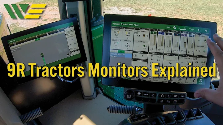 John Deere 9R Tractor Control Monitors Overview