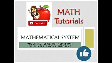Mathematical System and Proving Theorem Made so EASY l MATH Tutorials