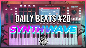Daily Beats #20 | Making 80s synthwave beat on Akai MPC Key 37