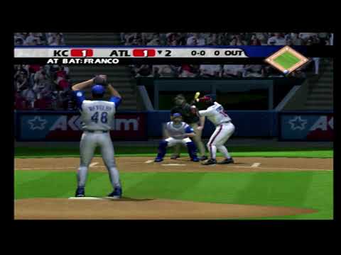 All Star Baseball 2005 Braves vs Royals