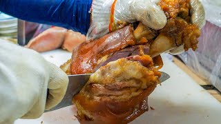 Навыки Резки Тушеных Свиных Рысаков - Корейская Уличная Еда