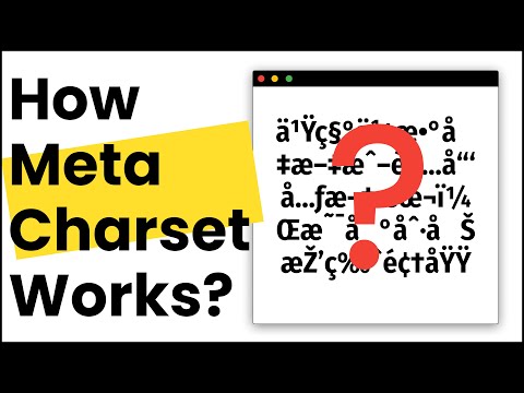 वीडियो: हम charset=utf-8 का उपयोग क्यों करते हैं?