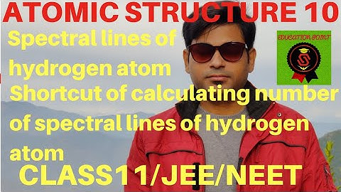 Atomic structure 10: Line spectrum of hydrogen atom/shortcut of calculating number of spectral lines