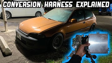 KSwap Conversion Harness Wiring Explained On 92 Civic Hatchback