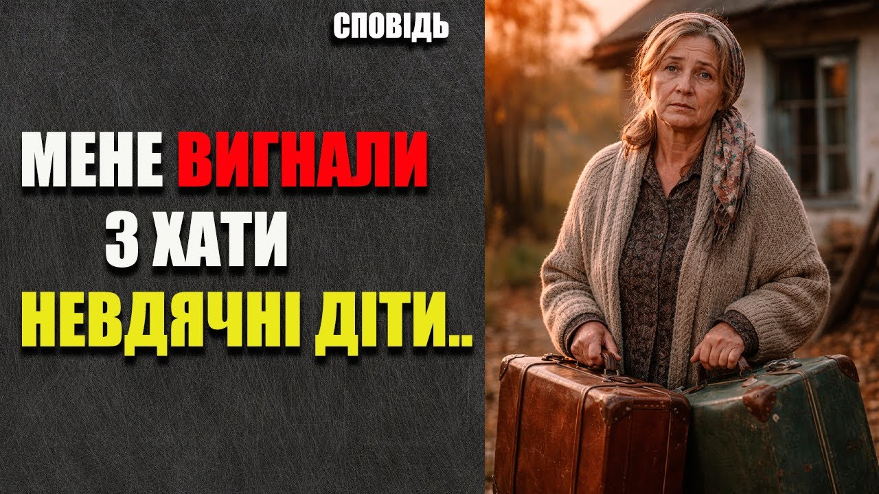 Діти вигнали мене з власної хати на старості: - Мамо, ти нам заважаєш || Сповідь