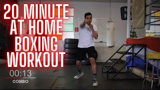 20 Minute At Home Boxing Workout | Boxercise