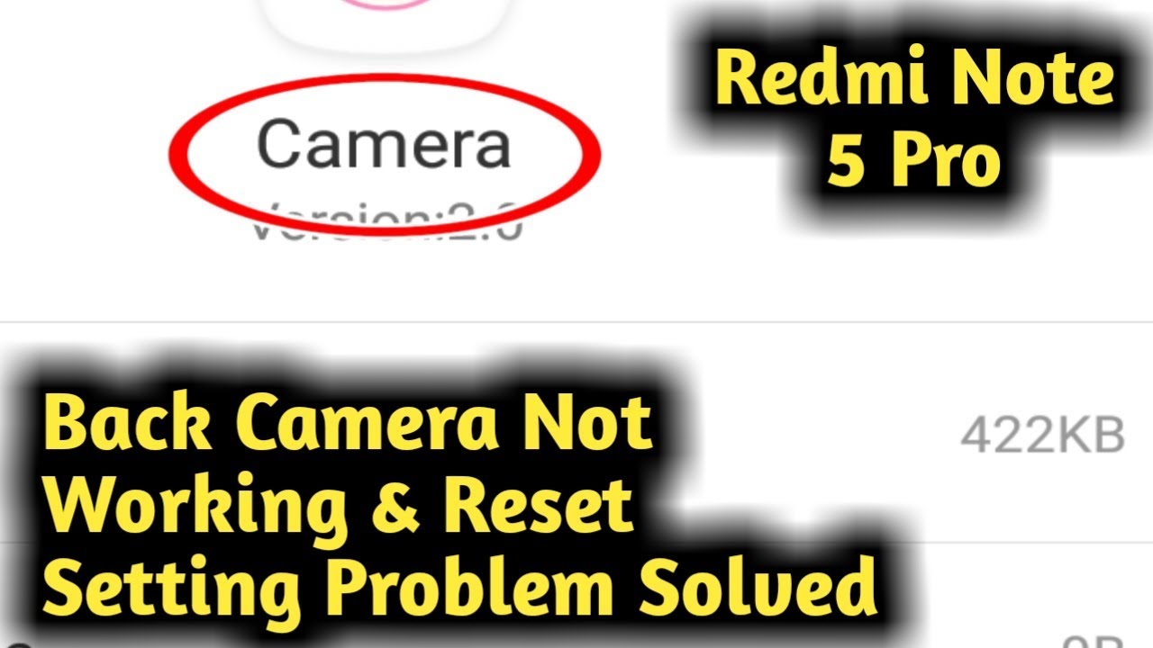 Redmi Note 5 Pro Back Camera Not Working Problem Solved