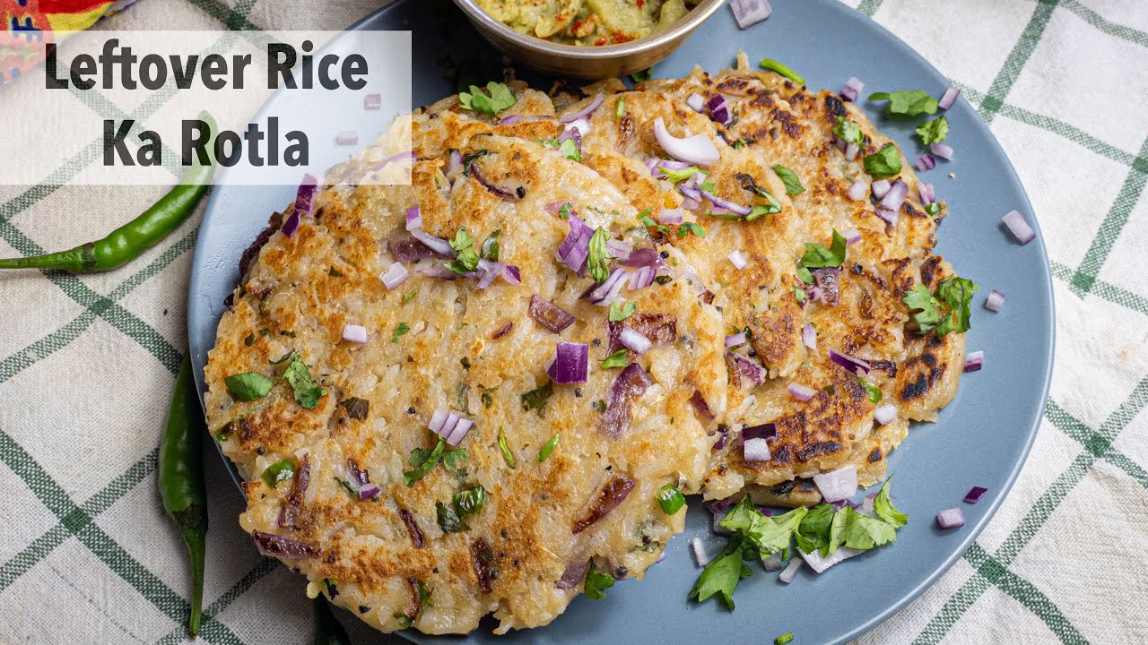 Leftover Rice Ka ROTLA | Rice Roti Using Leftover Rice - YouTube