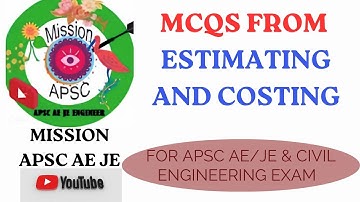 𝐄𝐒𝐓𝐈𝐌𝐀𝐓𝐈𝐍𝐆 𝐀𝐍𝐃 𝐂𝐎𝐒𝐓𝐈𝐍𝐆  𝐈𝐌𝐏𝐎𝐑𝐓𝐀𝐍𝐓 𝐌𝐂𝐐 𝐅𝐎𝐑 𝐀𝐏𝐒𝐂 𝐂𝐈𝐕𝐈𝐋 𝐀𝐄 𝐉𝐄 𝐄𝐗𝐀𝐌#APSCAEJE#MISSIONAPSCAEJE