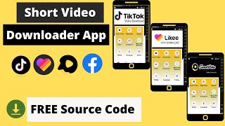 Free source code || Video downloader app - Tiktok ,Likee, SnackVideo || Bangla tutorial - 2022 screenshot 3