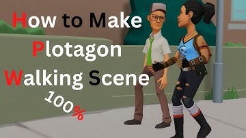 How to create walking sceen in plotagon | In Tech BD