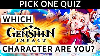 Which Genshin Impact character are you? Fandom Quiz #1