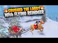 CRUSHED THE LOBBY WITH NEW FLYING REINDEER 🔥 PUBG MOBILE IPAD SOLO VS SQUAD GAMEPLAY