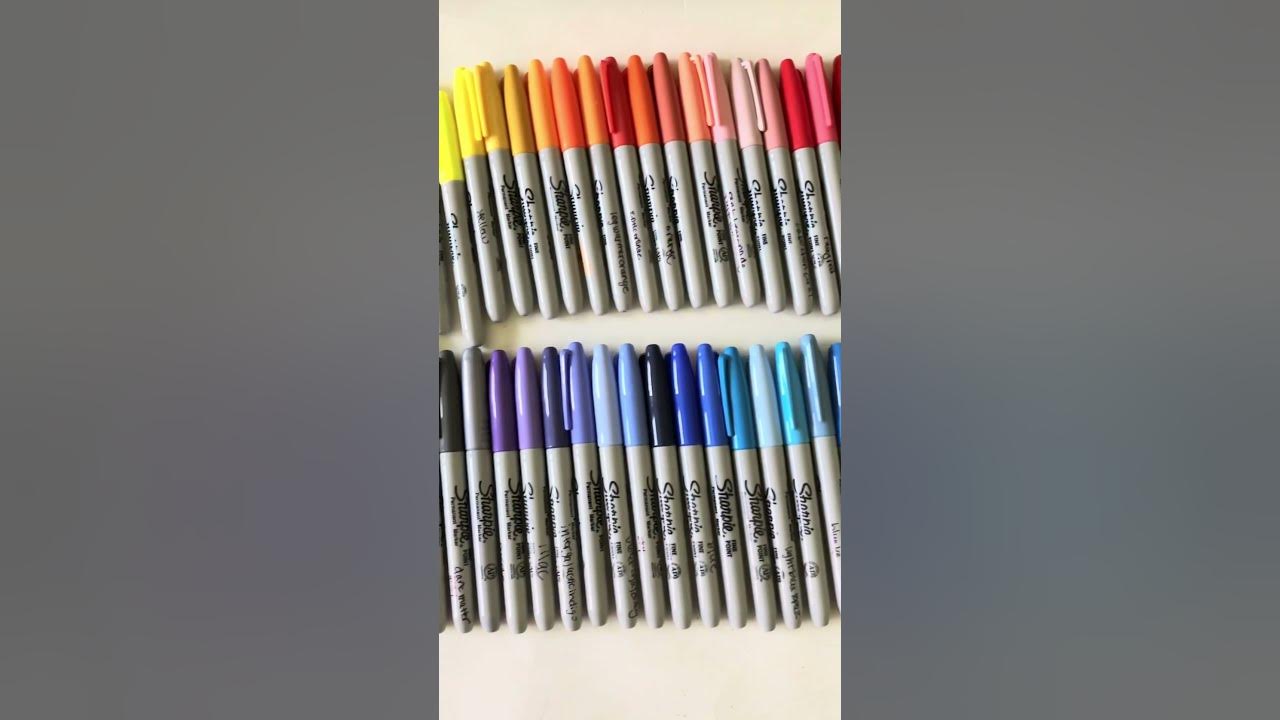 76 Unique Sharpie Colors-Every Color-Short! 