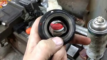 Kondia knee mill clock spring assembly repair/replacement: part 1