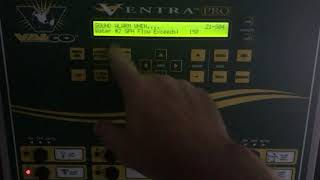 Ventra Pro - Programming alarm settings