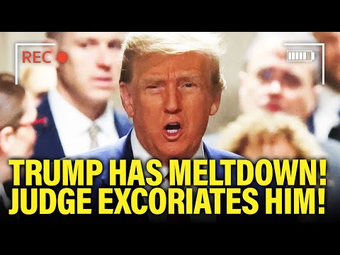 Trump Arrives in TOTAL PANIC to NY Criminal Hearing
