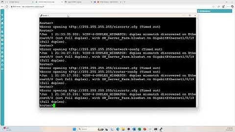 2a.01. Cấu hình cơ bản Cisco IOS - Hướng dẫn sử dụng Unetlab