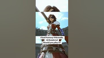 Final Fantasy IX 9 Remake AI - Would you play it?# #gaming #finalfantasyIX #Finalfantasy9 #ff9 #ffix