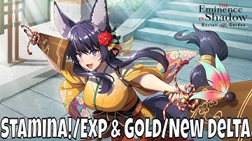 More Stamina!/New Event/Way Of The Beast Delta/ The Eminence in Shadow