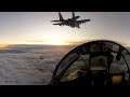 Slovak mig29 in action  part 12 go around and landing in pair by sunset and at night