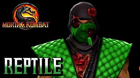 Mortal Kombat 9 (2011) - Classic Reptile | Move List & 3D Model