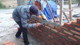 Batu bata, cara memasang batu bata yg baik dan rapi