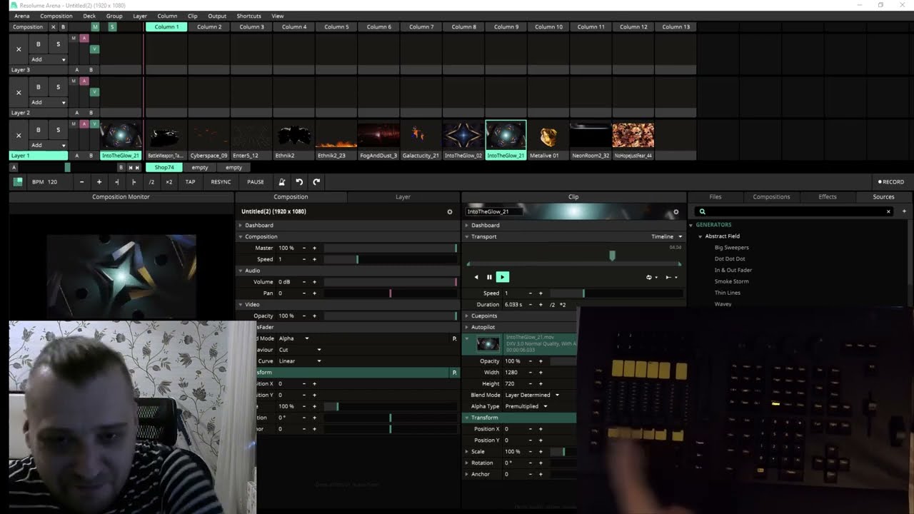 Resolume управление по DMX c GrandMA2 часть 1