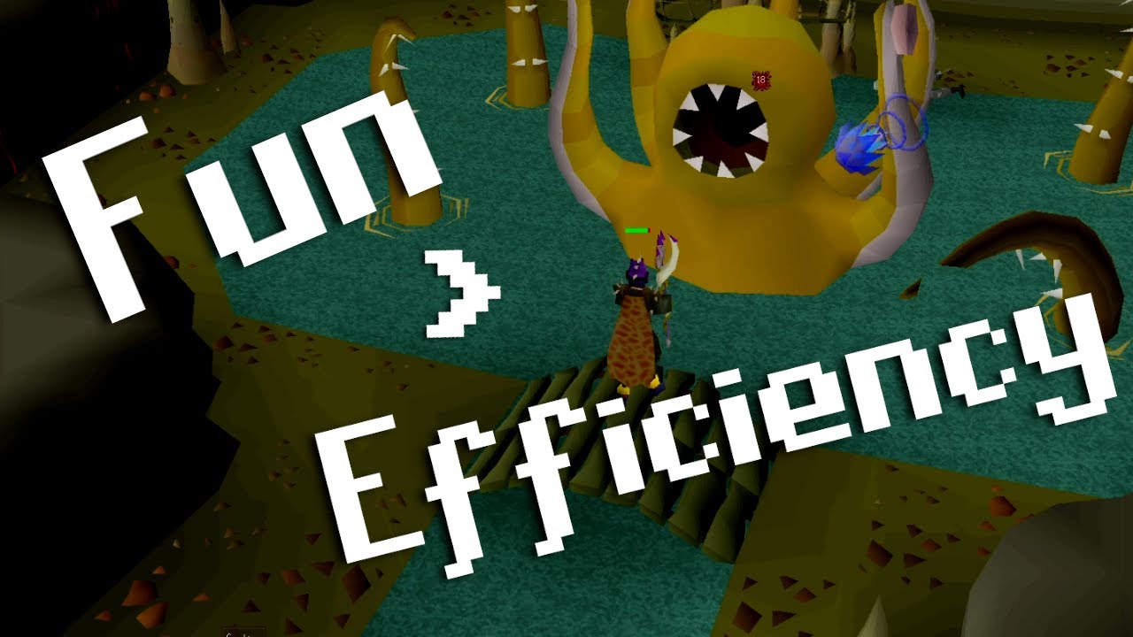 Why having Fun is better than being Efficient (OSRS)