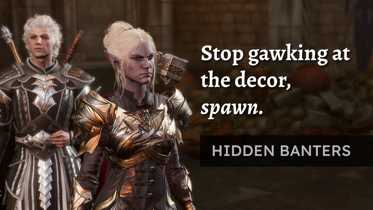 Я добавил в игру более 70 неиспользуемых шуток для вечеринок. Вот некоторые из них | Baldur's Gat...