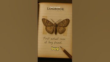 The First Computer Bug Was… a Real Bug?! 🪲 #shorts