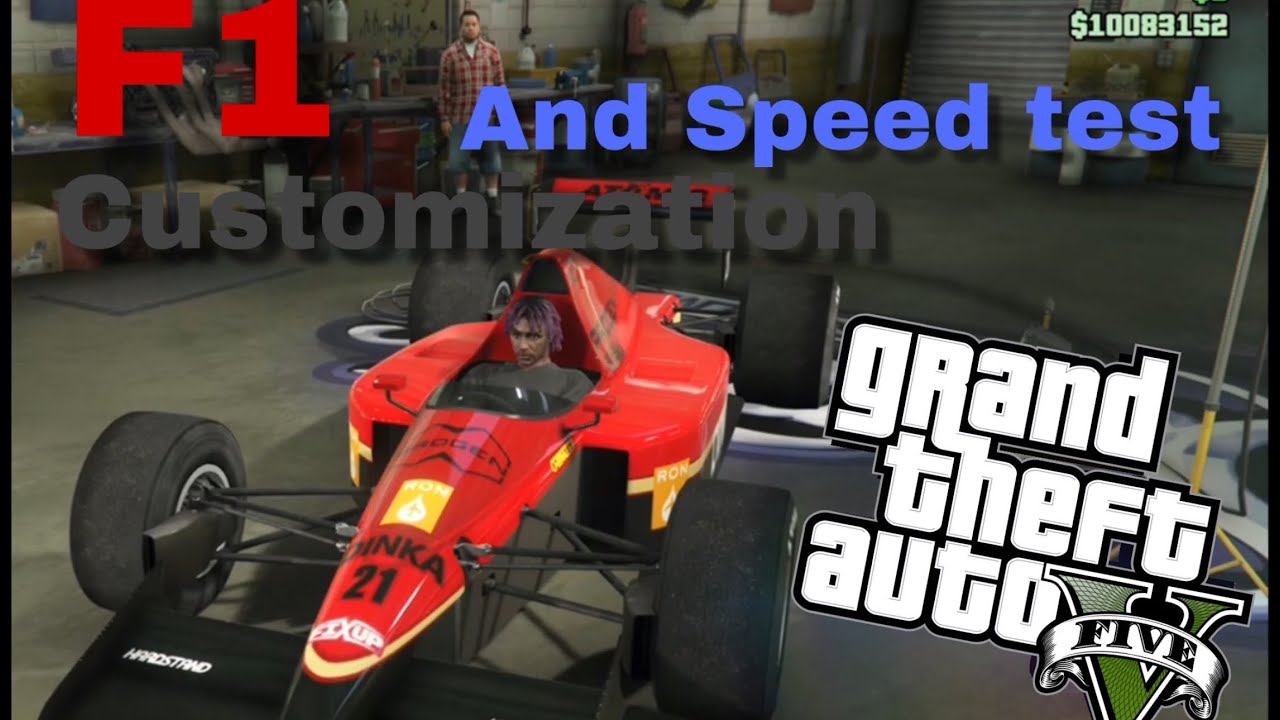 F1 car customization and speed test! | Gta v | - YouTube