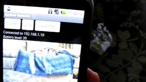 Android phone controlling Spykee robot
