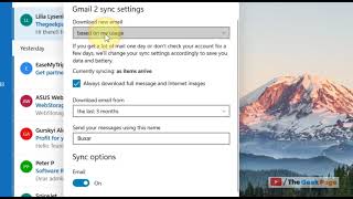 Change Mail Sync Settings in Windows Computer screenshot 5